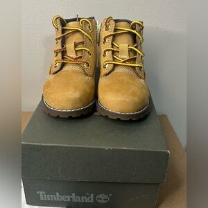 Kids Tan Hiking Boots